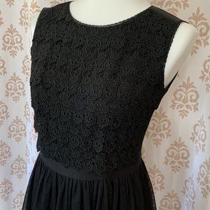 RENEEVON formal black cocktail dress S